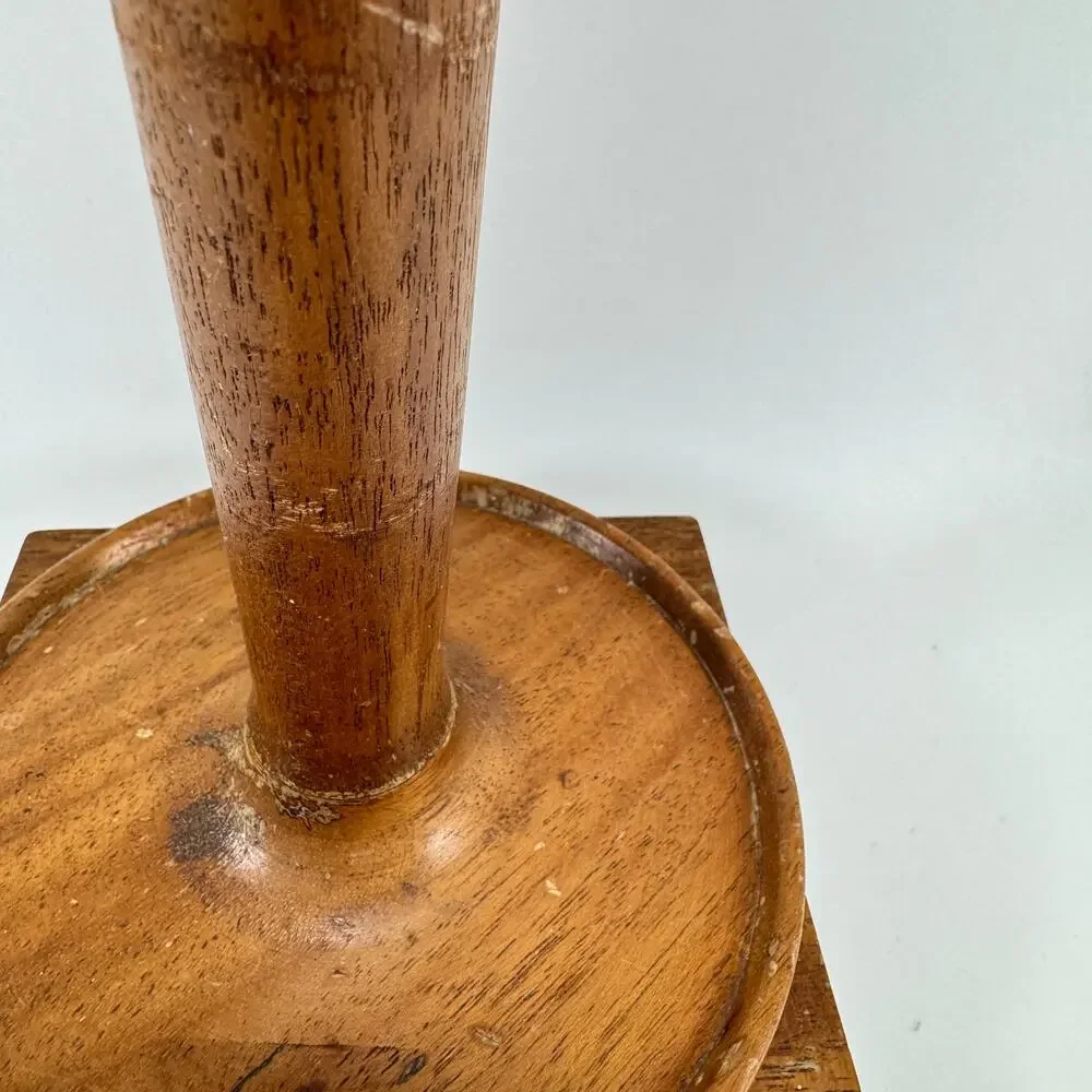 Vintage Flint Arrowhead Center Hole Stainless Utensil Stand Spatula Ladle